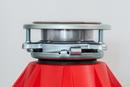 Franke Red/Chrome Continuous Feed Garbage Disposal with Power Cord 