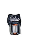 Franke Red/Chrome Continuous Feed Garbage Disposal with Power Cord 