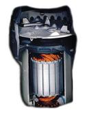 Franke Red/Chrome Continuous Feed Garbage Disposal with Power Cord 