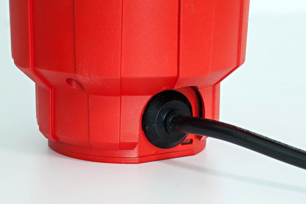 Franke Red/Chrome Continuous Feed Garbage Disposal with Power Cord 