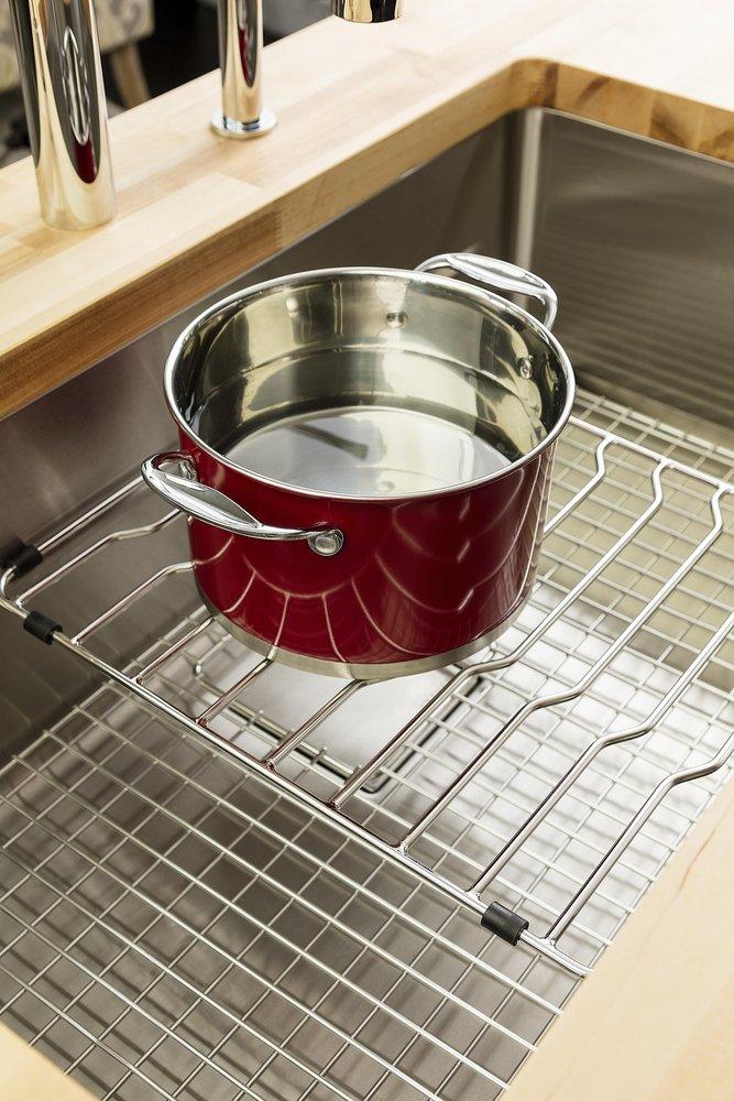 Franke Stainless Steel 32-1/2 x 18-9/16 in. No Hole Single Bowl Undermount Kitchen Sink 
