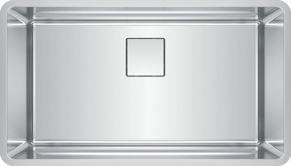 Franke Stainless Steel 32-1/2 x 18-9/16 in. No Hole Single Bowl Undermount Kitchen Sink 
