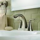 Pfister Brushed Nickel Two Handle Centerset Bathroom Sink Faucet 