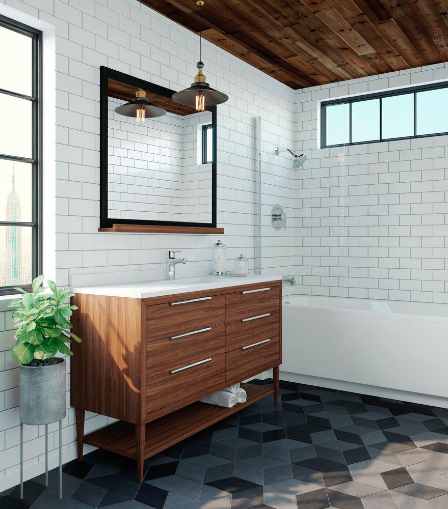 Pfister Polished Chrome Single Handle Centerset Bathroom Sink Faucet 