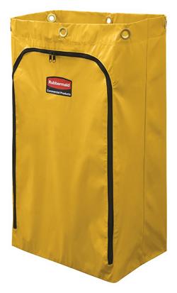 17-1/5 x 9-1/10 x 6-1/2 in. 24 gal Plastic Replacement Bag in Yellow