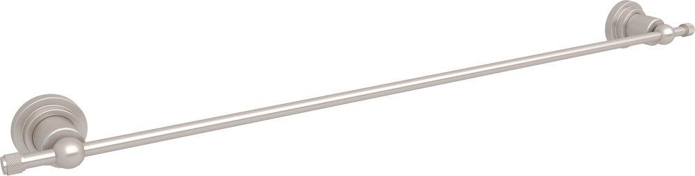 ROHL&reg; Satin Nickel WM 24 SGL TWL BAR RAIL IN SN 