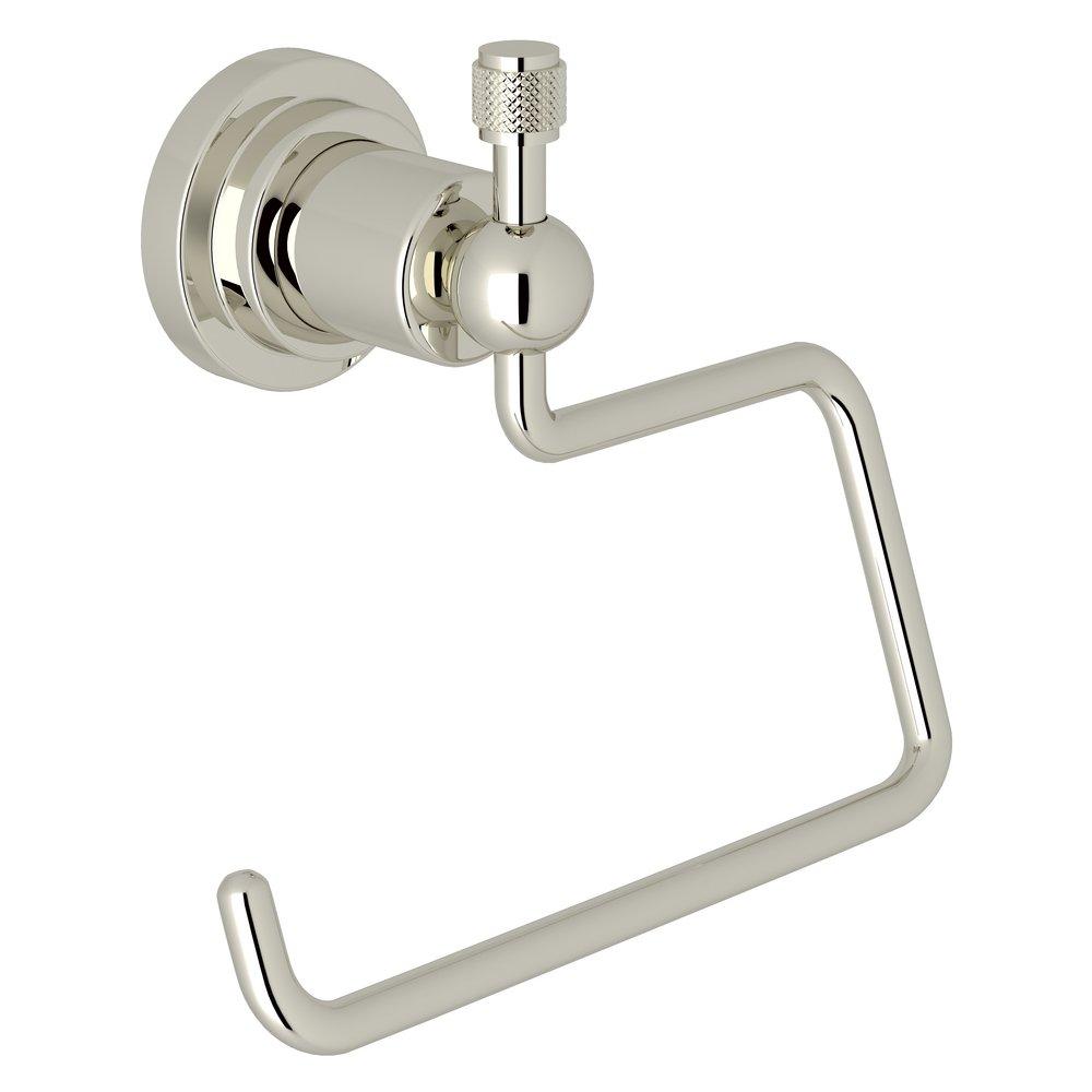 ROHL&reg; Polished Nickel Wall Mount Toilet Tissue Holder 
