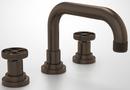 Two Handle Widespread Bathroom Sink Faucet in Tuscan Brass