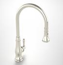 Single Handle Pull Down Kitchen Faucet in Polished Nickel