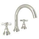 Two Handle Widespread Bathroom Sink Faucet in Polished Nickel