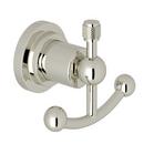 2 Robe Hook in Polished Nickel