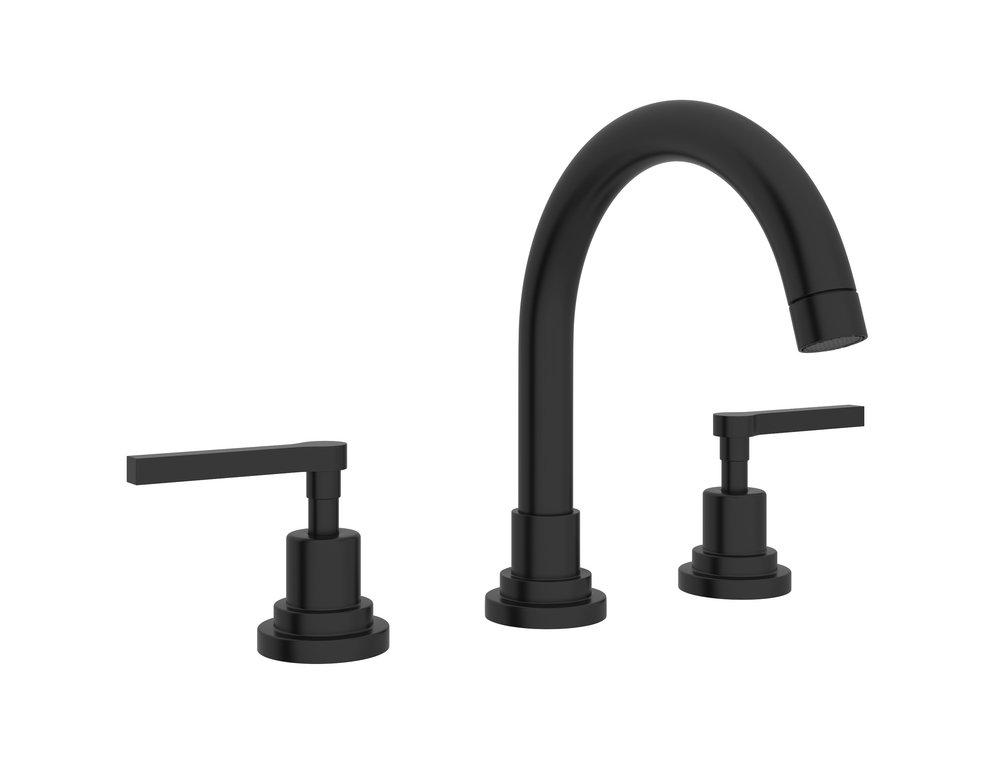 ROHL&reg; Matte Black Two Handle Roman Tub Faucet 