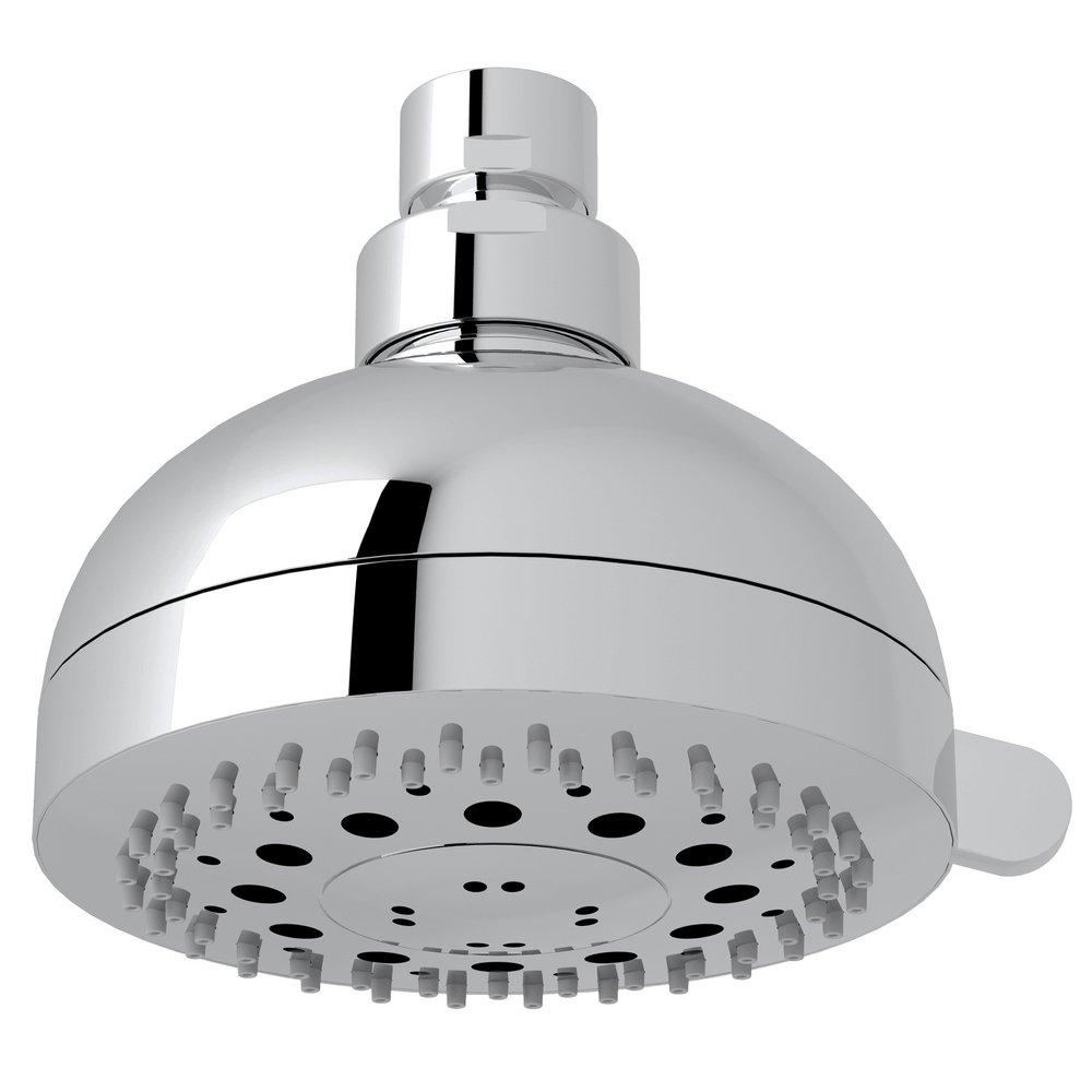 ROHL&reg; Polished Chrome 2 gpm 3-Function Wall Mount Classic Spray, Champagne and Massage Showerhead 