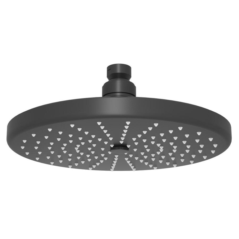ROHL&reg; Matte Black Single Function Rain Showerhead 