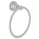 ROHL® Polished Chrome Round Closed Towel Ring 