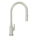 ROHL&reg; Polished Nickel Single Handle Pull Down Kitchen Faucet 