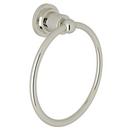 ROHL® Polished Nickel Round Closed Towel Ring 