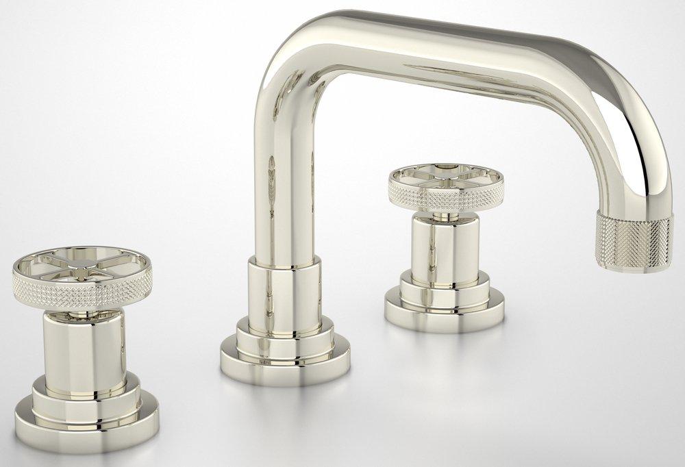 ROHL&reg; Polished Nickel Two Handle Vessel Filler Bathroom Sink Faucet 
