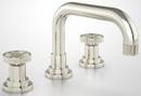 Two Handle Widespread Bathroom Sink Faucet in Polished Nickel