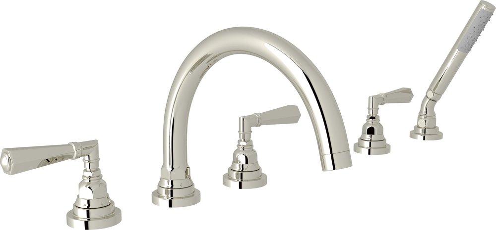ROHL&reg; Polished Nickel Two Handle Roman Tub Faucet 