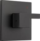 Brizo Matte Black Tub and Shower Pressure Balancing Valve with Single Lever Handle 