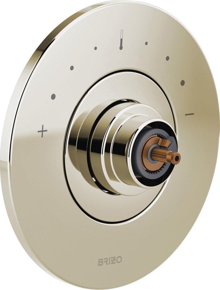 Brizo Brilliance&reg; Polished Nickel Thermostatic Valve Trim (Less Handle) 