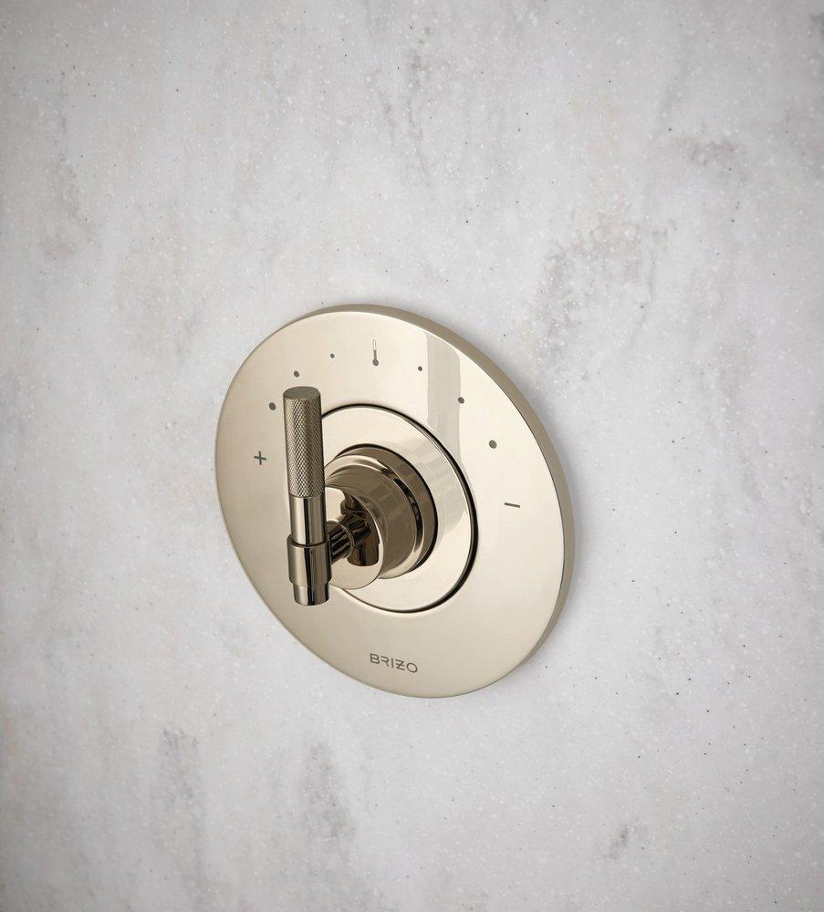 Brizo Polished Nickel Thermostatic Valve Trim (Less Handle) 