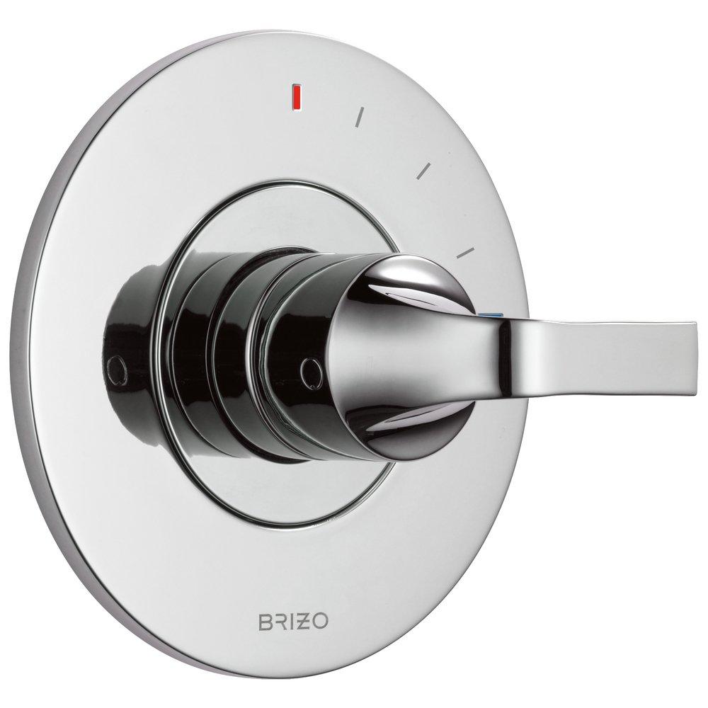 Brizo Chrome Pressure Balance Valve Trim with Single Lever Handle 