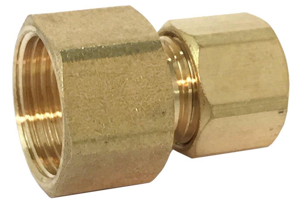 Sioux Chief 1/4 inch x 1/4 inch Brass Compression x MIP Adapter