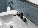 Delta Faucet Matte Black Two Handle Widespread Bathroom Sink Faucet 