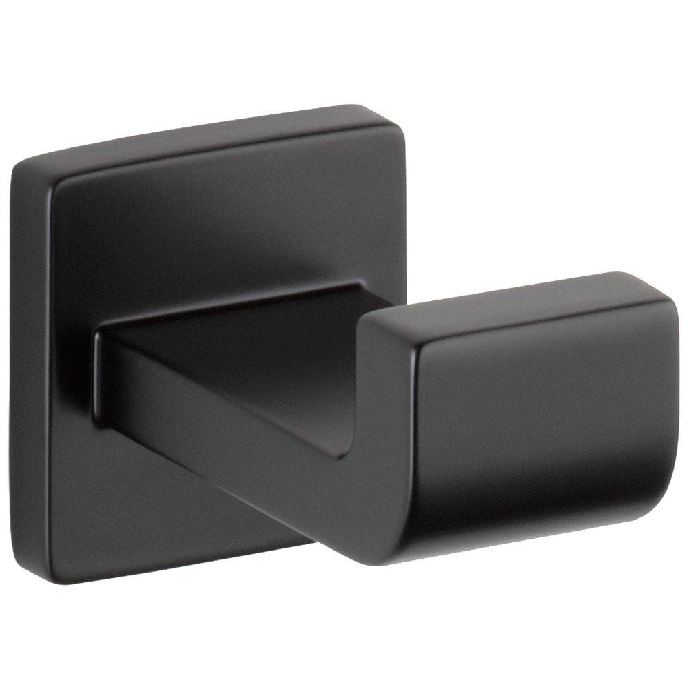Delta Faucet Matte Black 1-Hook Robe Hook 