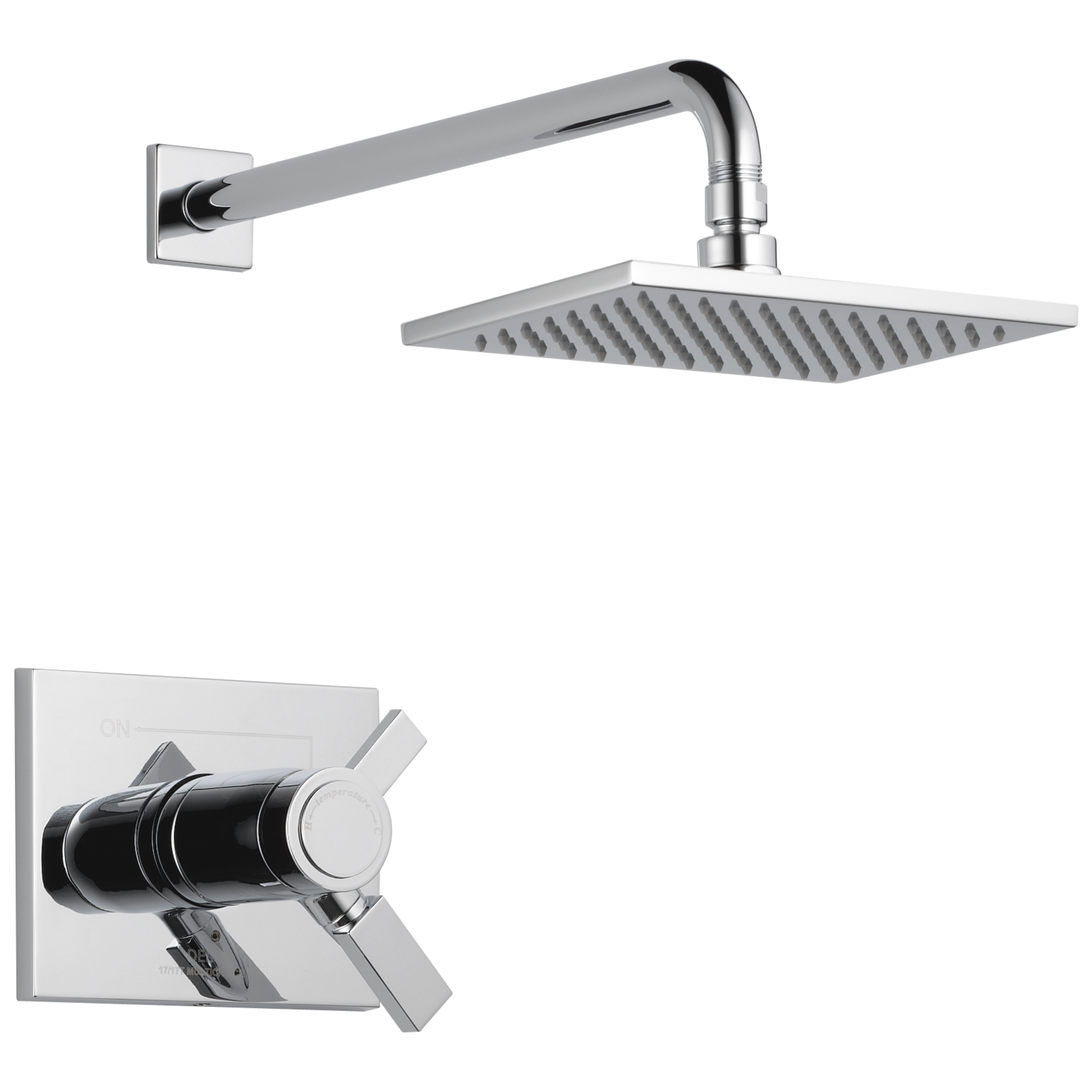 Delta Faucet Chrome Single Handle Single Function Shower Faucet (Trim Only) 