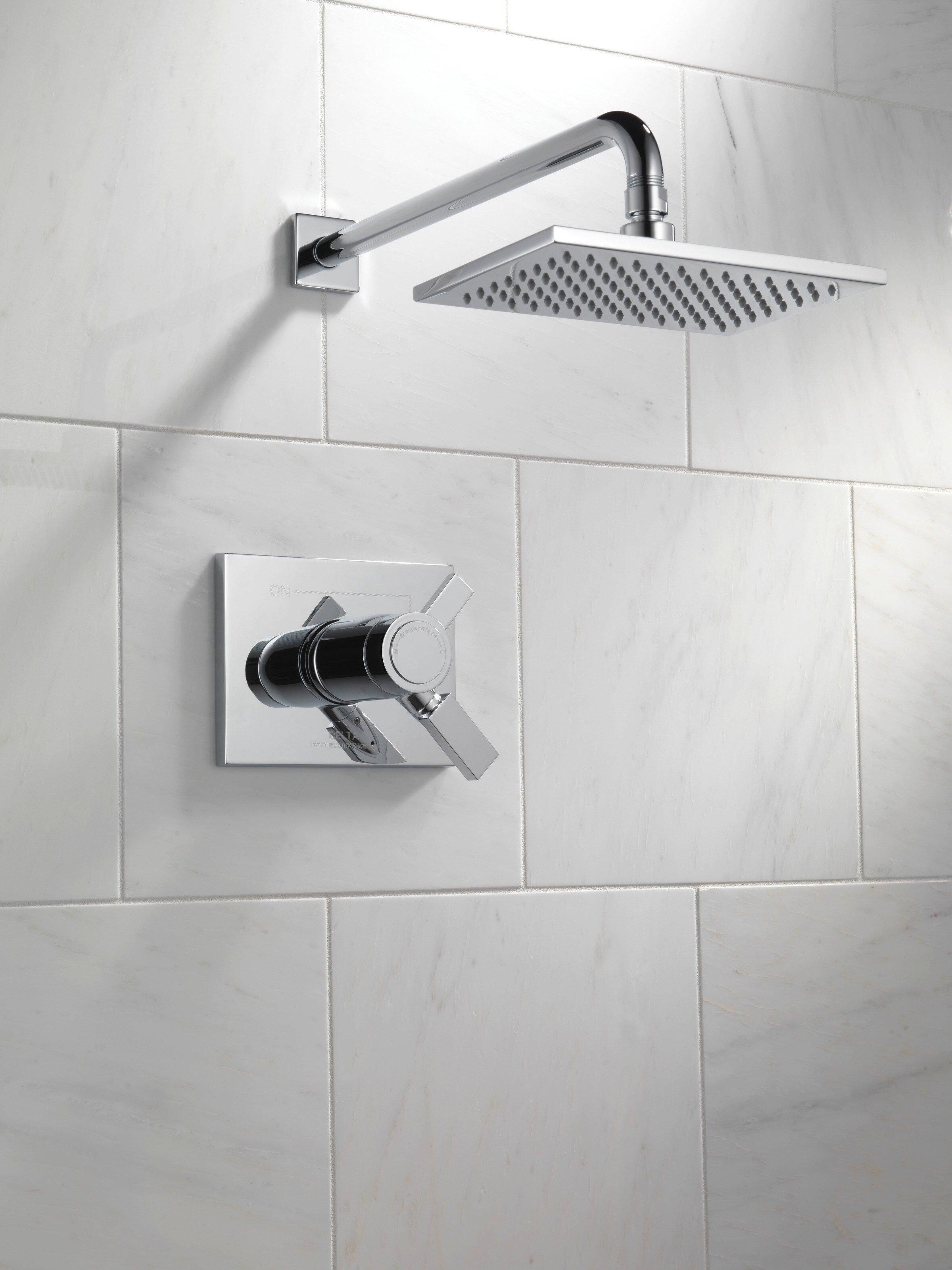 Delta Faucet Chrome Single Handle Single Function Shower Faucet (Trim Only) 