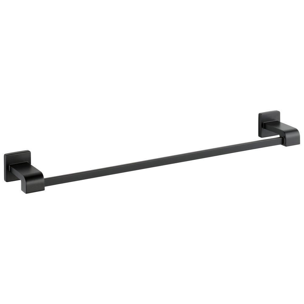Delta Faucet Matte Black 24 in. Towel Bar 