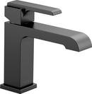 Single Handle Monoblock Bathroom Sink Faucet in Matte Black