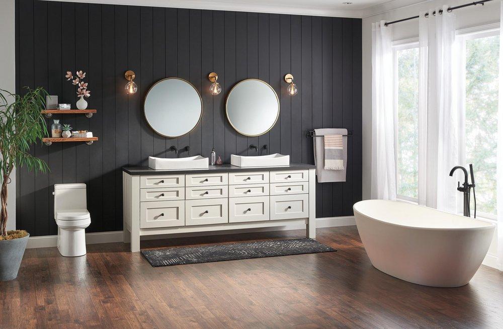 Delta Faucet Matte Black 24 in. Towel Bar 