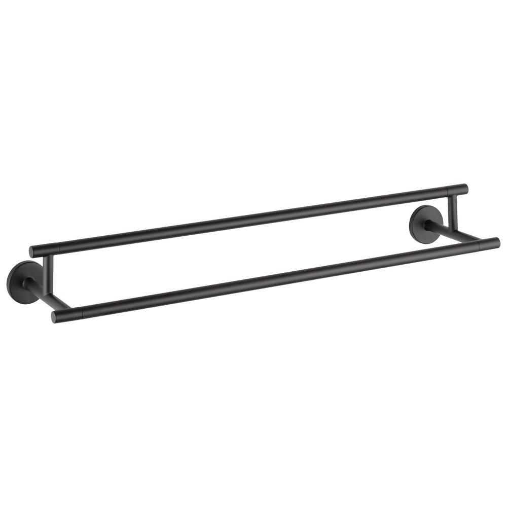 Delta Faucet Matte Black 24 in. Towel Bar 