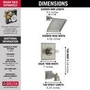 Delta Faucet Brilliance Stainless Single Handle Single Function Bathtub & Shower Faucet (Trim Only) 