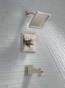 Delta Faucet Stainless Single Handle Single Function Bathtub & Shower Faucet (Trim Only) 