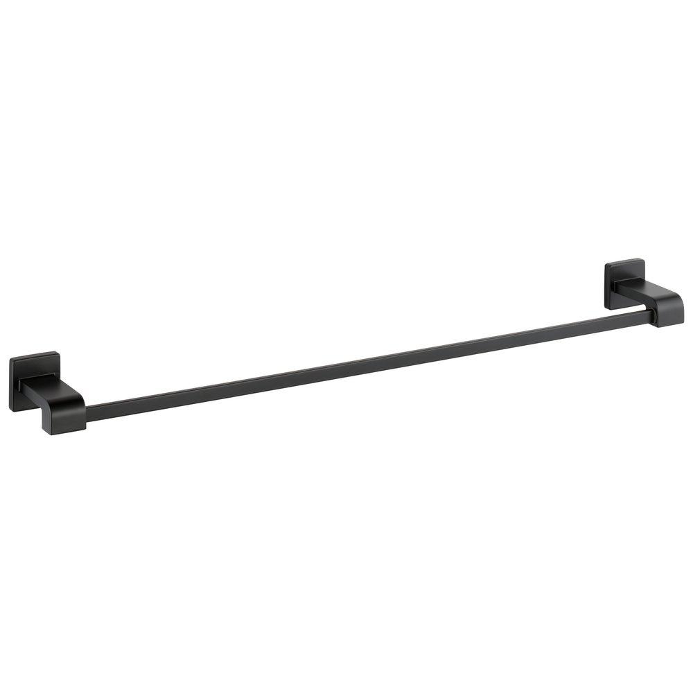 Delta Faucet Matte Black 30 in. Towel Bar 