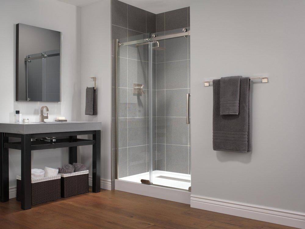 Delta Faucet Brilliance Stainless Single Handle Single Function Shower Faucet (Trim Only) 