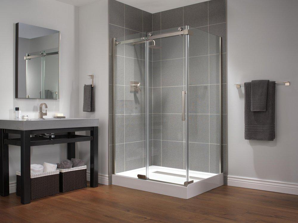 Delta Faucet Brilliance Stainless Single Handle Single Function Shower Faucet (Trim Only) 