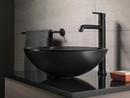 Delta Faucet Matte Black Single Handle Vessel Filler Bathroom Sink Faucet 