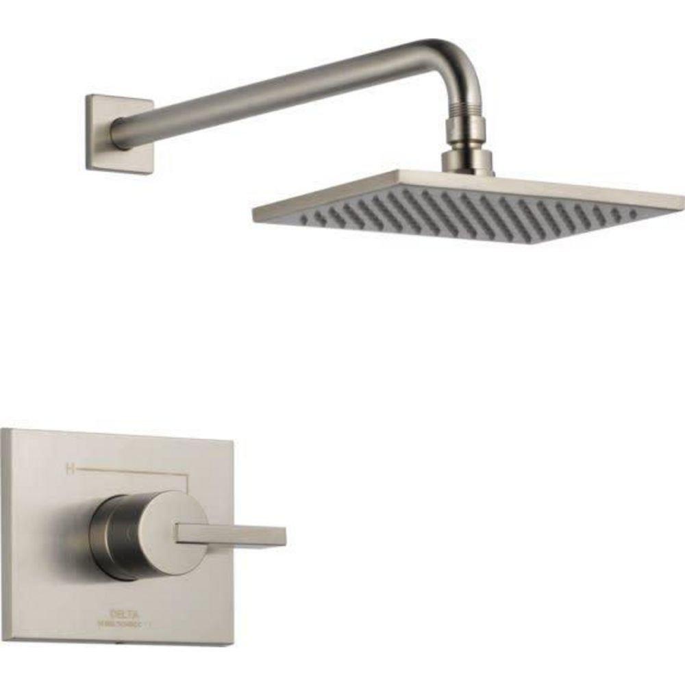 Delta Faucet Brilliance Stainless Single Handle Single Function Shower Faucet (Trim Only) 