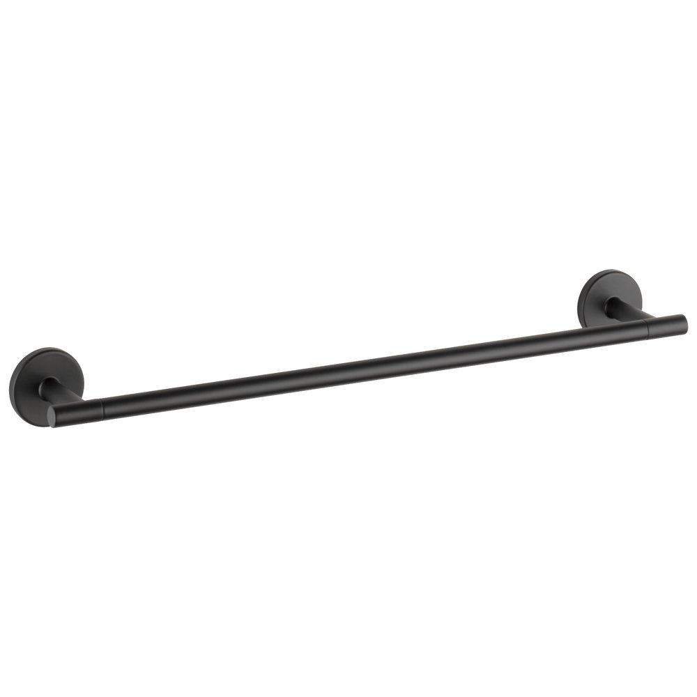 Delta Faucet Matte Black 18 in. Towel Bar 