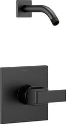 Single Handle Shower Faucet in Matte Black (Trim Only) (Showerhead Sold Separately)