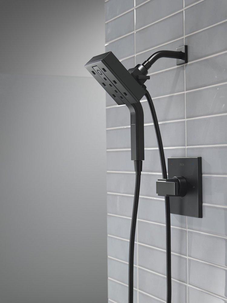 Delta Faucet Matte Black Single Handle Shower Faucet (Trim Only) 