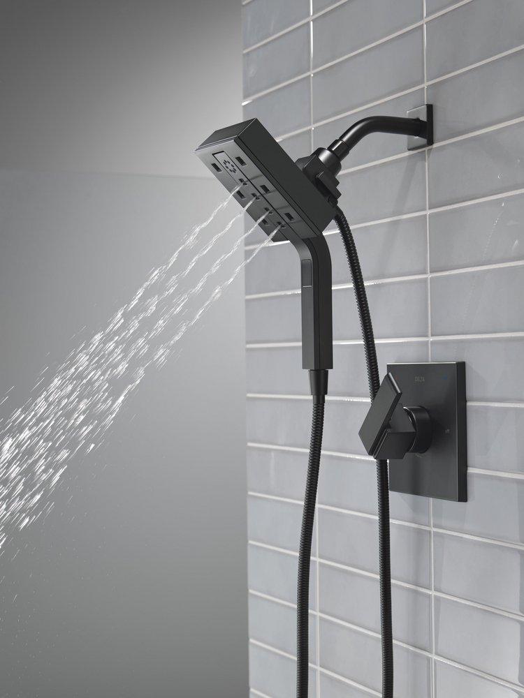 Delta Faucet Matte Black Single Handle Shower Faucet (Trim Only) 