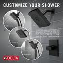 Delta Faucet Matte Black Single Handle Shower Faucet (Trim Only) 