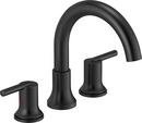 Two Handle Roman Tub Faucet in Matte Black (Trim Only)